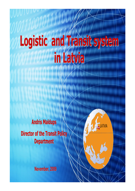 Logistic and Transit System in Latvia