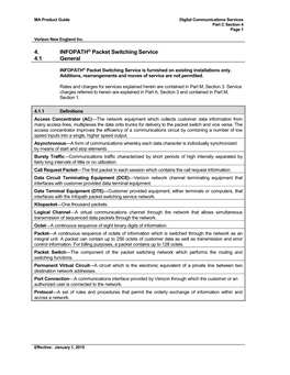 Infopath Packet Switching Service Network