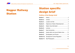 Nagpur Railway Station Station Specific Design Brief