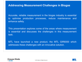 Addressing Measurement Challenges in Biogas