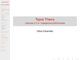 Topos Theory