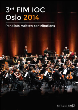 Ioc Speeches International Orchestra Conference I