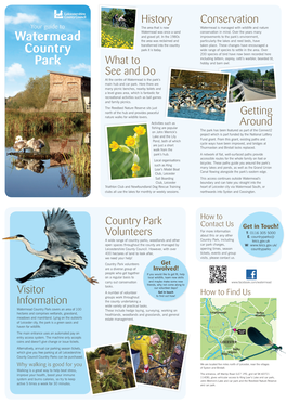 Watermead Country Park Leaflet