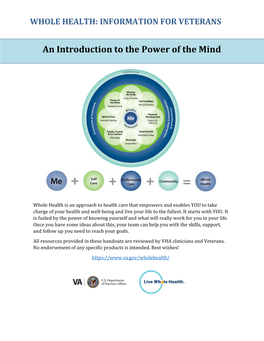 An Introduction to the Power of the Mind