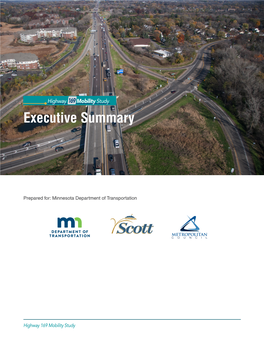 Mndot Metro: Hwy 169 Mobility Study Executive Summary