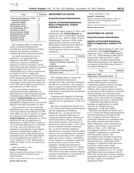 Federal Register/Vol. 78, No. 222/Monday, November 18, 2013