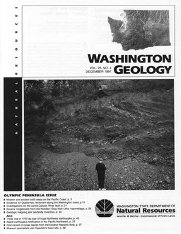 Washington Geology