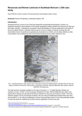 Resources and Roman Land-Use in Southeast Noricum: a GIS Case Study