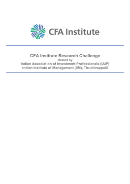 Research Challenge Report Cover Pages