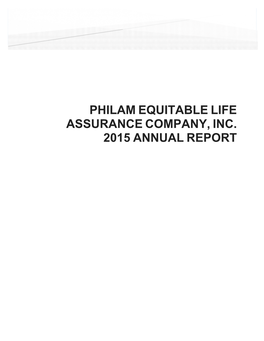 Philam Equitable Life Assurance Company 2015