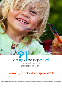 Vormingsaanbod Voorjaar 2014