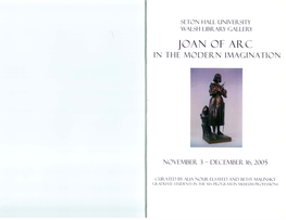Joan of Arc in the Moder N Imagination