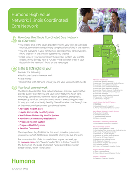 Humana High Value Network: Illinois Coordinated Care Network
