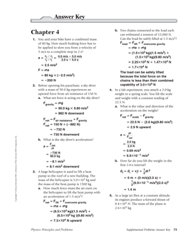 Answer Key Chapter 4