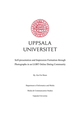 Self-Presentation and Impression Formation Through Photographs in an LGBT Online Dating Community