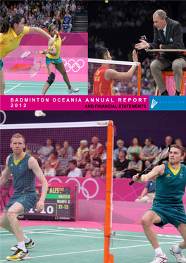 Badminton Oceania Annual Report 2012