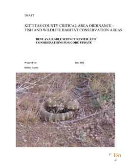 Draft Fish and Wildlife Habitat Areas BAS Memo