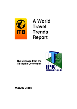 A World Travel Trends Report