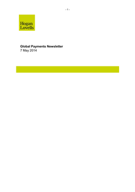 Global Payments Newsletter 7 May 2014 - 2