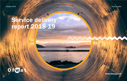 Ofwat Service Delivery Report 2019