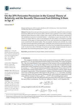On the 2PN Pericentre Precession in the General Theory of Relativity and the Recently Discovered Fast-Orbiting S-Stars in Sgr A∗