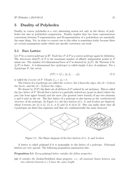 5 Duality of Polyhedra