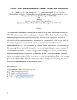 Towards a Better Understanding of the Symmetry Energy Within Neutron Stars