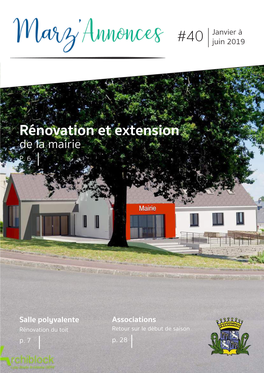Rénovation Et Extension De La Mairie P