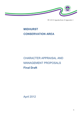 ……… Midhurst Conservation Area Character Appraisal