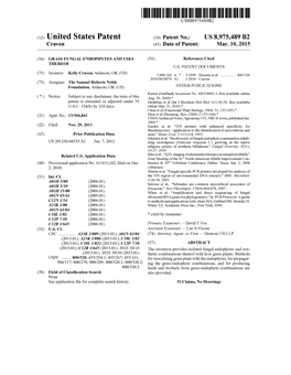 (12) United States Patent (10) Patent No.: US 8,975.489 B2 Craven (45) Date of Patent: Mar