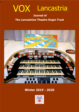 VOX Lancastria Journal of the Lancastrian Theatre Organ Trust