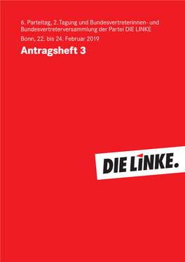 Antragsheft 3