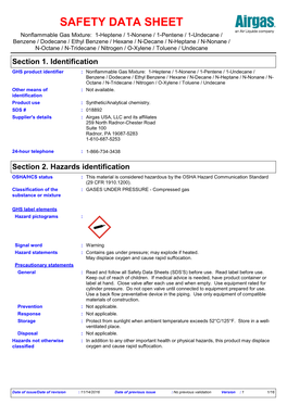 Safety Data Sheet