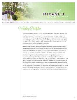 Miraglia Wedding Packet