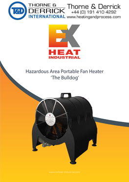 Hazardous Area Portable Fan Heater 'The Bulldog'