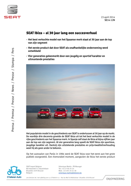 SEAT Ibiza – Al 30 Jaar Lang Een Succesverhaal