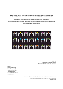 The Consumer Potential of Collaborative Consumption