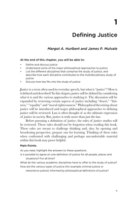 Defining Justice