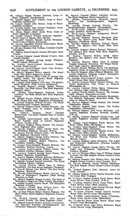 Supplement to the London Gazette, 13 December, 1945