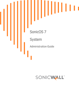 Sonicos 7 System Administration
