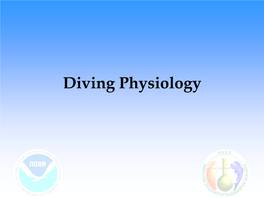Diving Physiology Sources