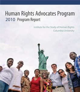 HRAP Program Report 2010