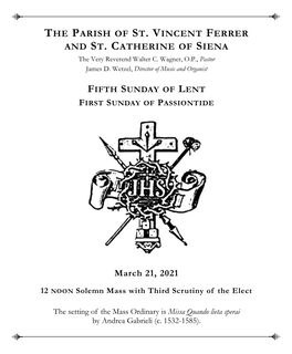 Lent V, in Which Jesus “Hid Himself” from the People (Jesus Autem Abscondebat Se)