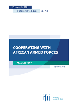 Cooperating with African Armed Forces