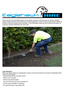 Eaglehawk Hire Lawn Care