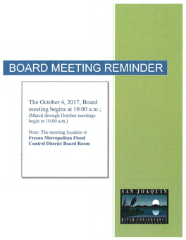 Board Meeting Reminder