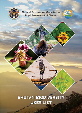 Bhutan Biodiversity User List