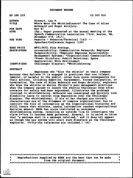 PUB TYPE Reports-Research/Technical (143) Speeches/Conference Papers (150) EDRS PRICE MF01/PC01 Plus Postage. DESCRIPTORS Accountability; Communication Research