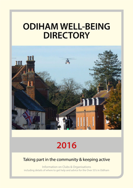 Odiham Well-Being Directory 2016