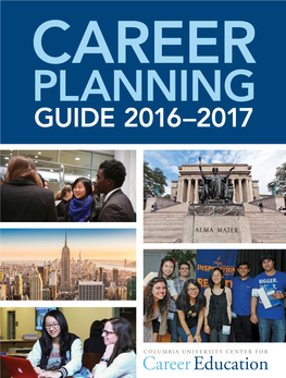 GUIDE 2016–2017 2016–2017 Center for Career Education Career Planning Guide